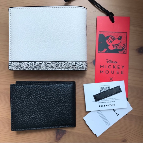 ❤️ 🐭 Coach Disney Mickey Mouse X Keith Haring 3 In 1 Wallet - Picture 6 of 16